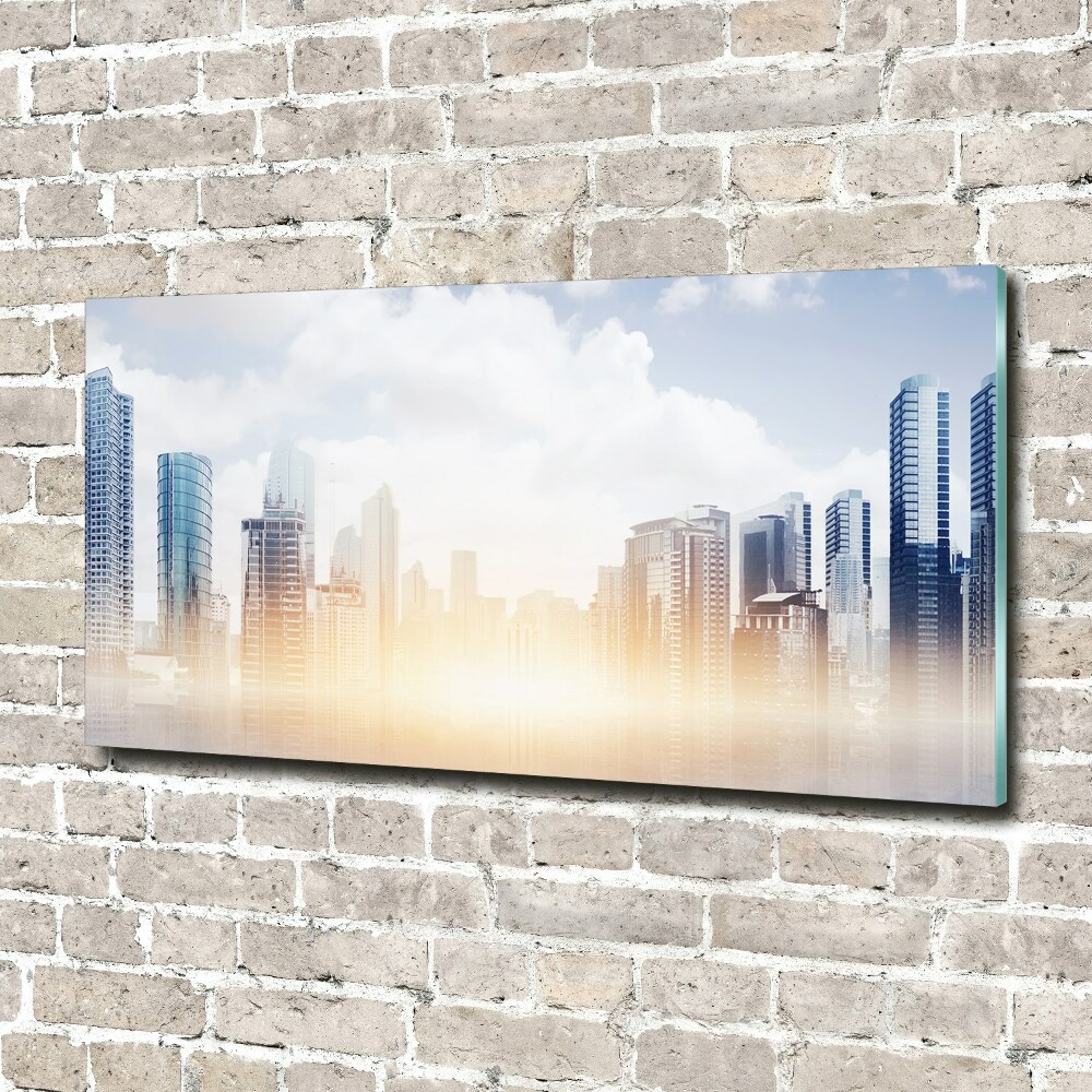 Foto obraz szkło akryl Drapacze chmur