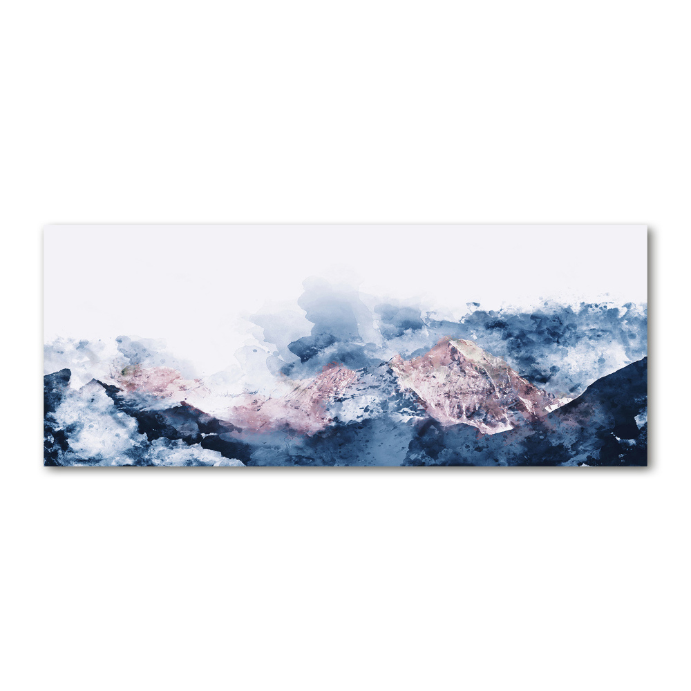 Foto obraz szkło akryl Pasmo górskie