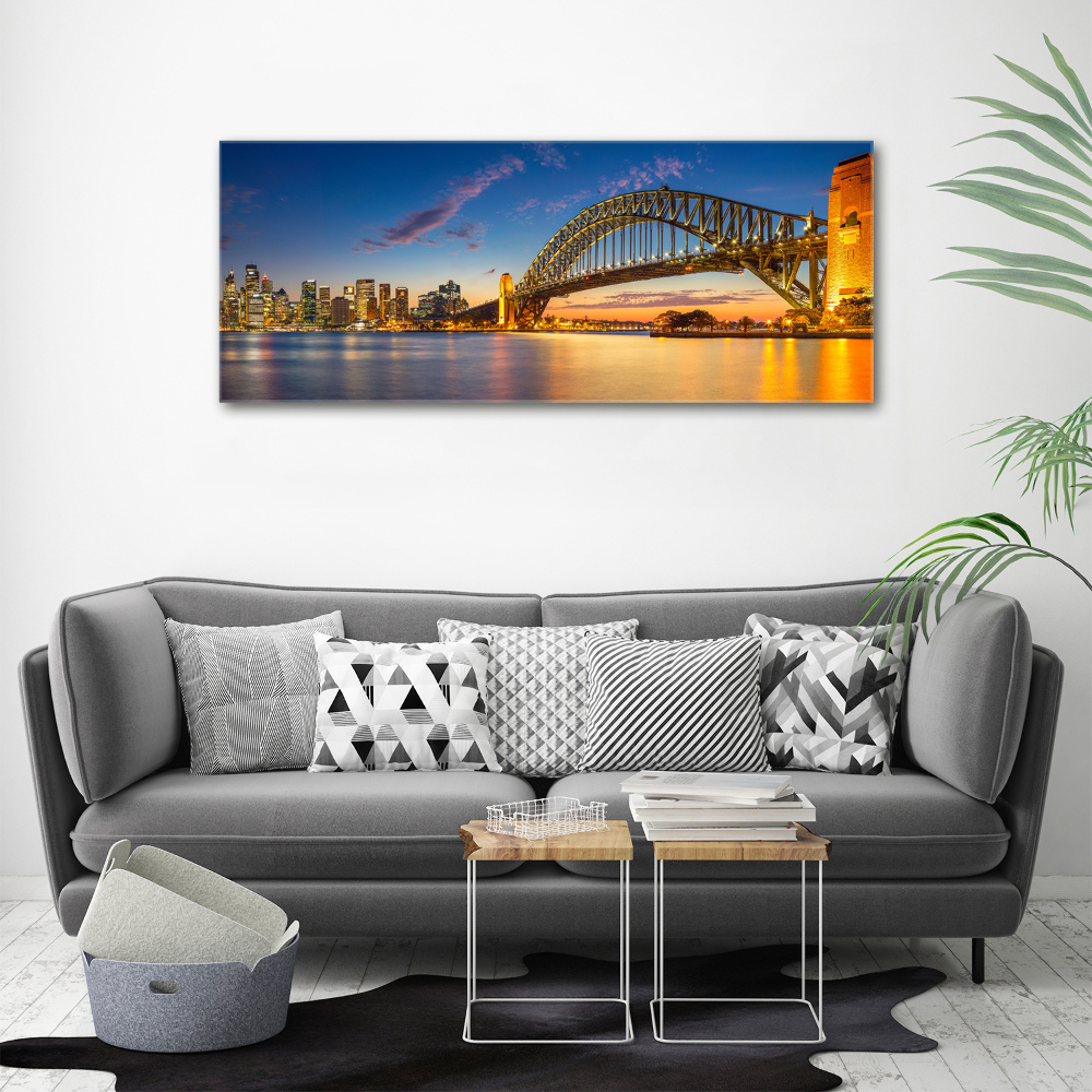 Foto obraz szkło akryl Panorama Sydney