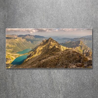 Foto obraz szkło akryl Morskie oko Tatry