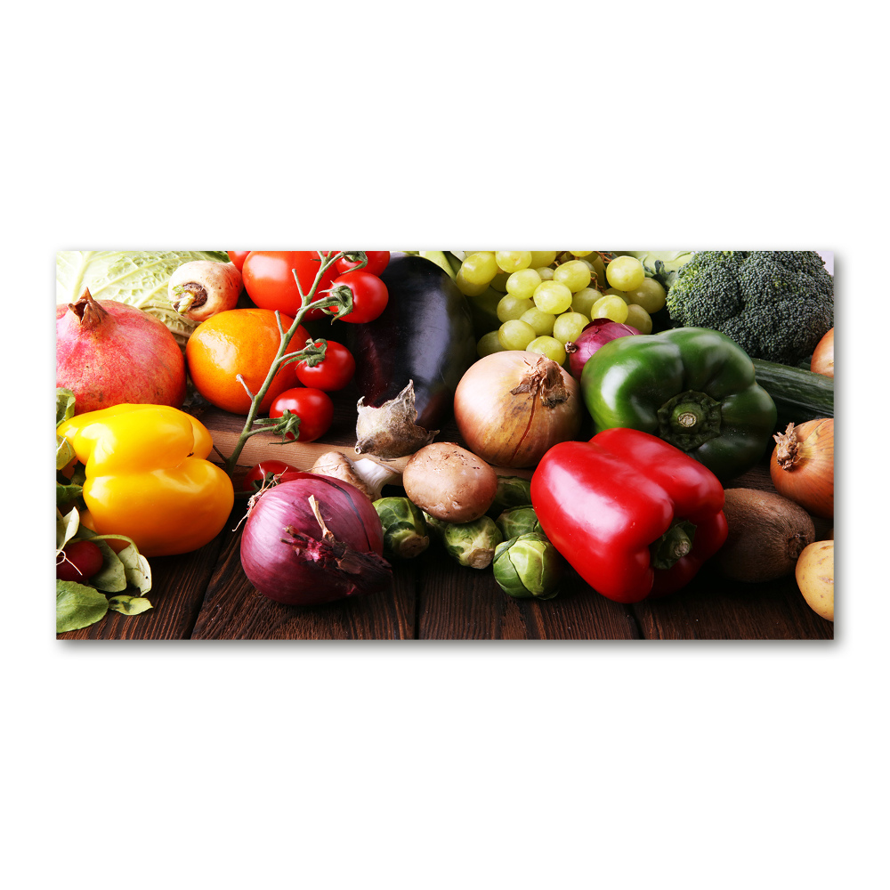 Obraz zdjęcie szkło akryl Warzywa i owoce
