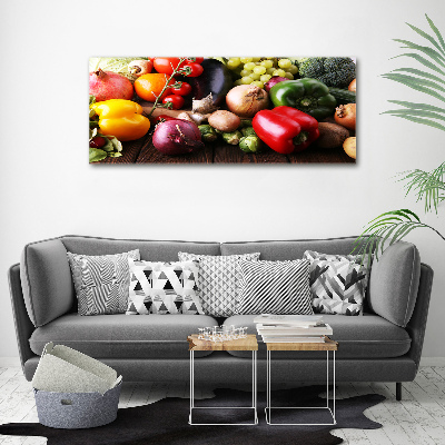 Obraz zdjęcie szkło akryl Warzywa i owoce