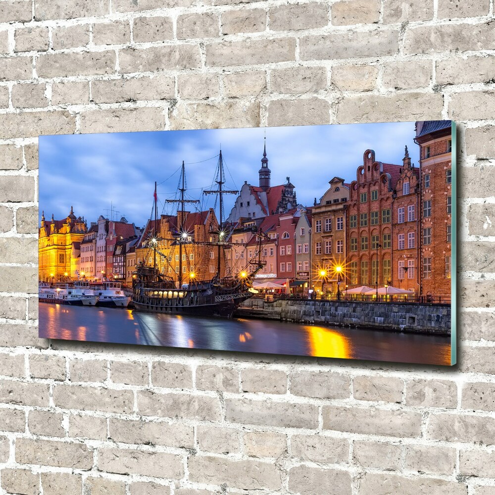Foto obraz szkło akryl Gdańsk Polska