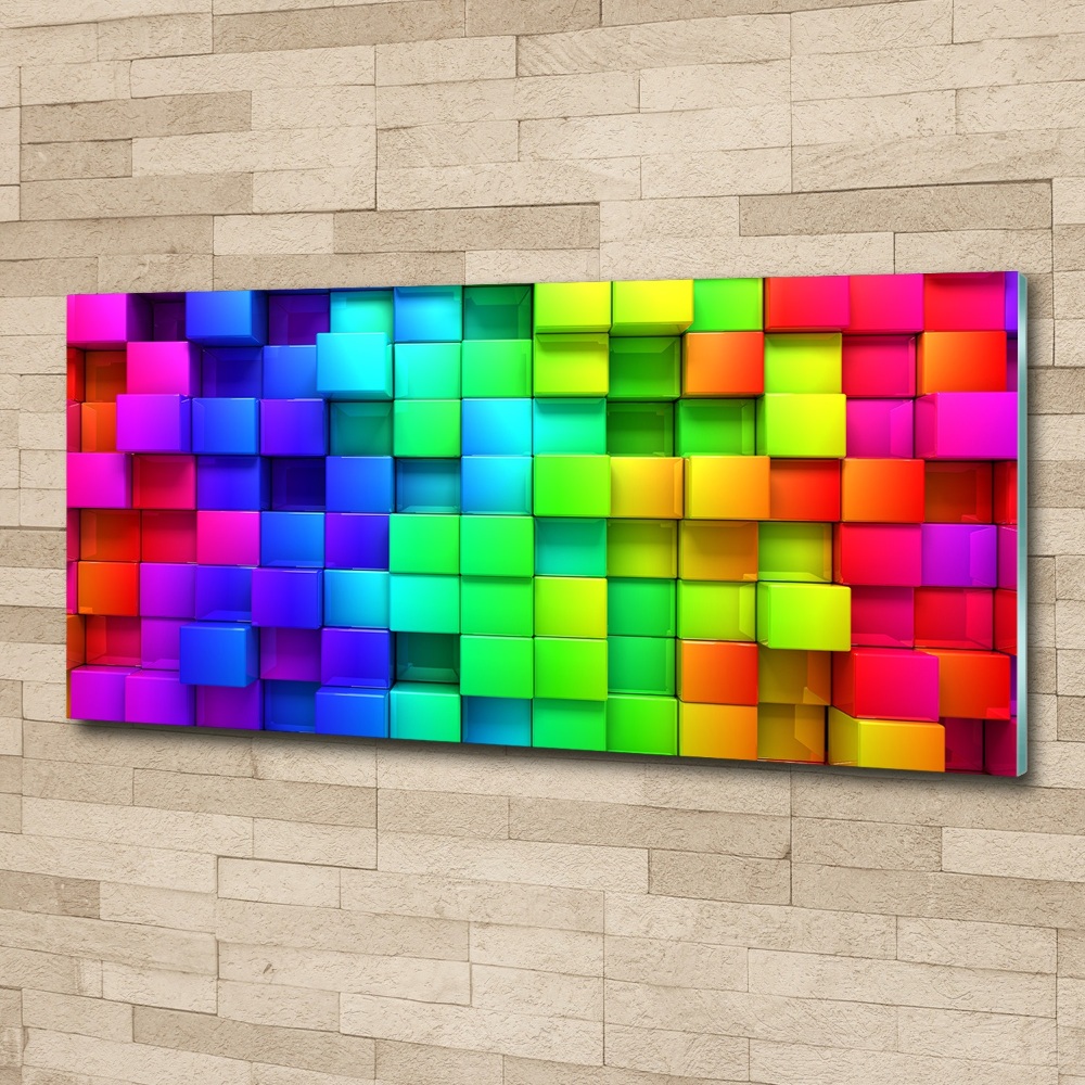 Obraz zdjęcie szkło akryl Kolorowe pudełka