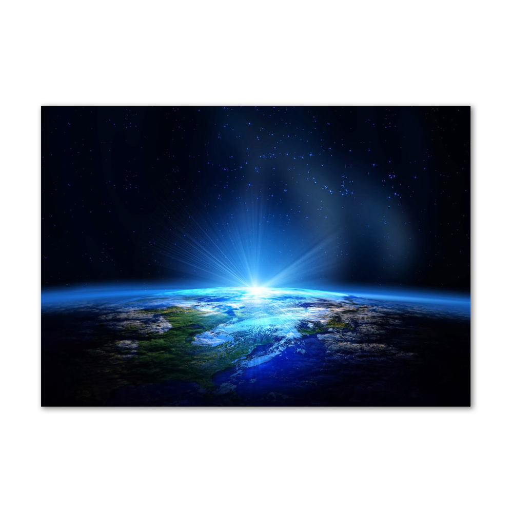 Foto obraz szkło akryl Planeta Ziemia