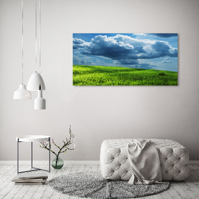Foto obraz szkło akryl Burzowe chmury