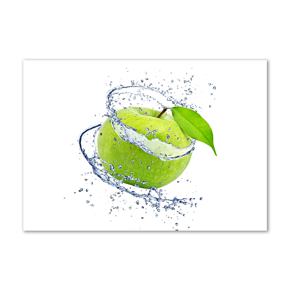Obraz zdjęcie szkło akryl Zielone jabłko