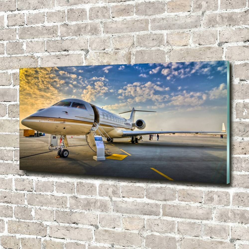 Foto obraz szkło akryl Samolot
