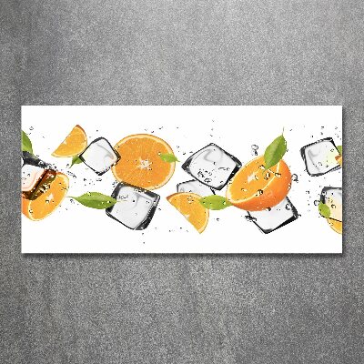 Obraz zdjęcie akryl Pomarańcze z lodem