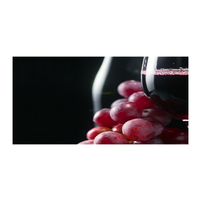 Obraz zdjęcie szkło akryl Winogrona i wino