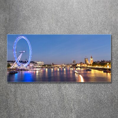 Foto obraz szkło akryl London Eye Londyn