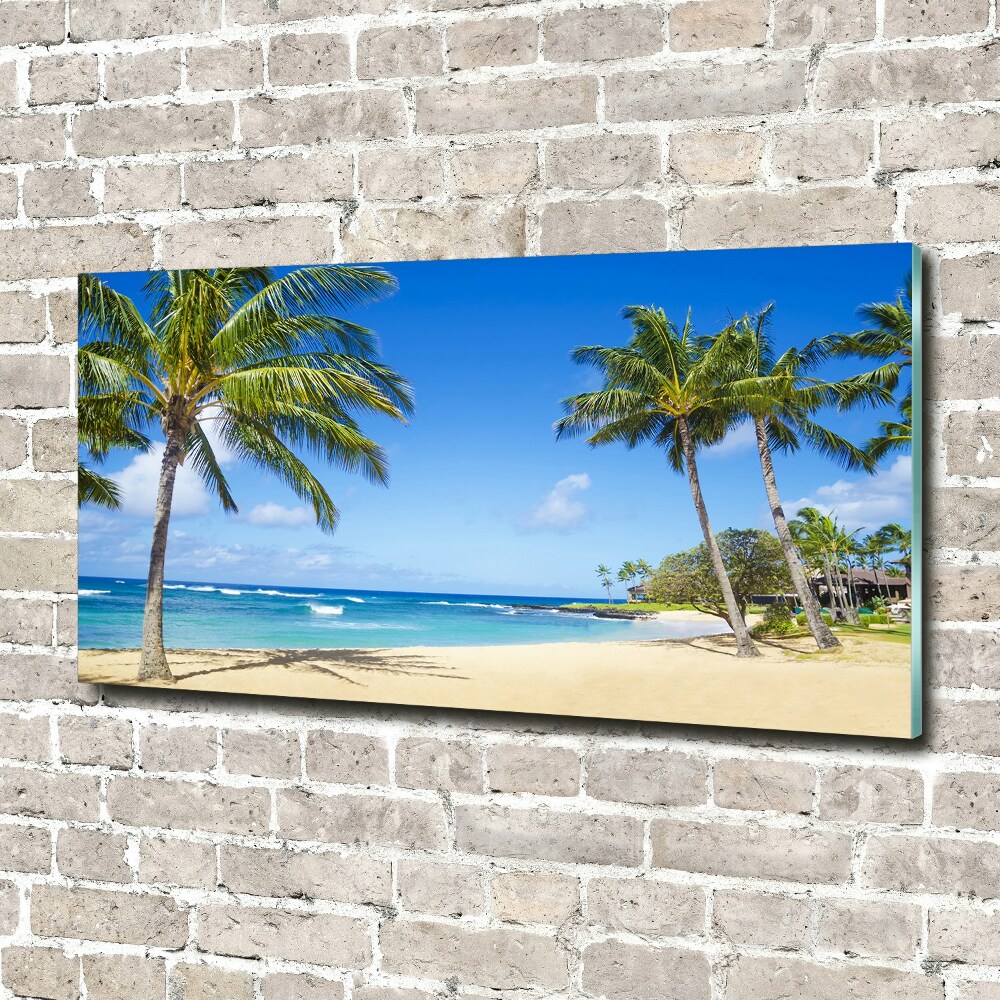 Foto obraz szkło akryl Tropikalna plaża