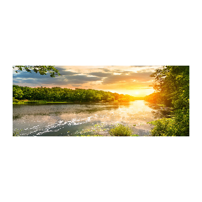 Foto obraz akryl Zmierzch nad rzeką