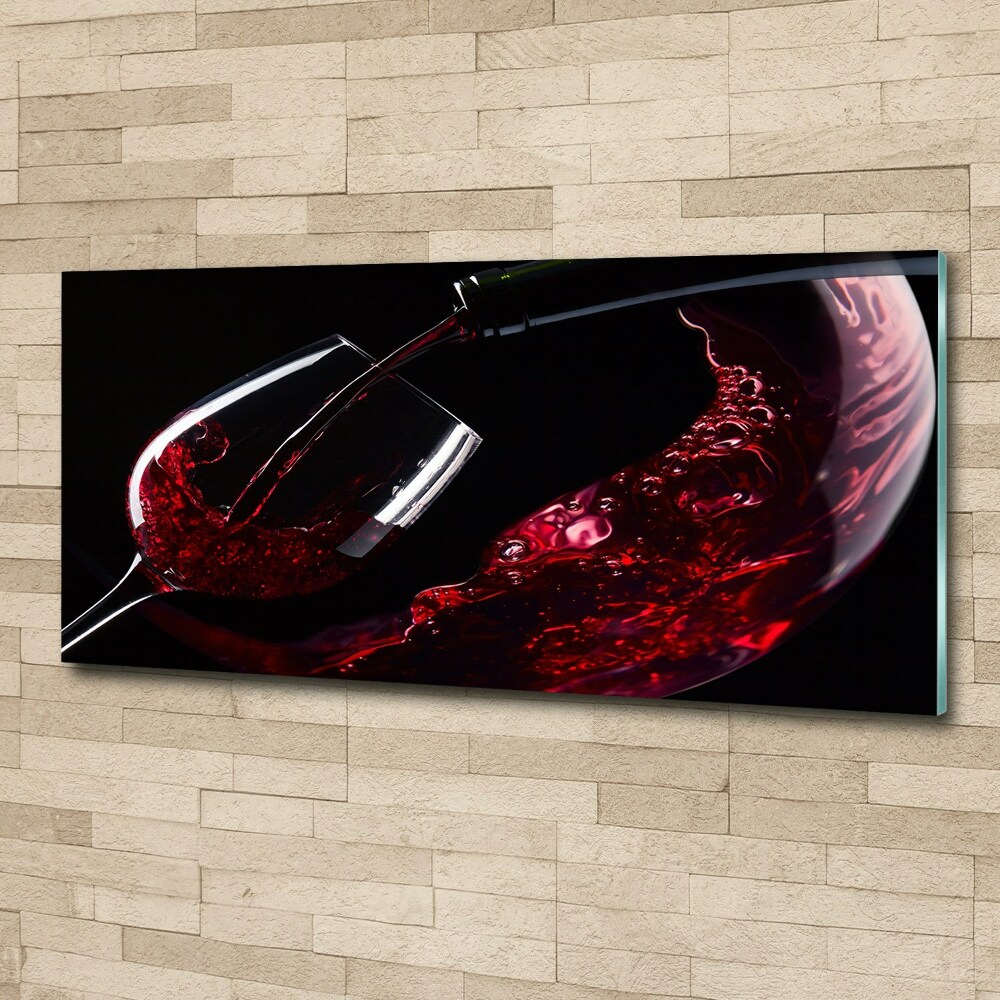 Obraz zdjęcie szkło akryl Czerwone wino