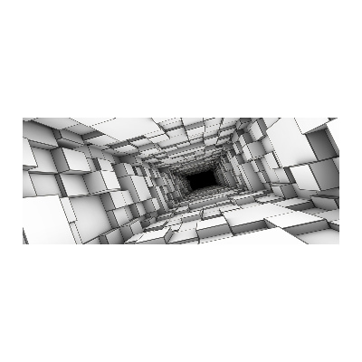 Obraz zdjęcie akryl Tunel z sześcianów
