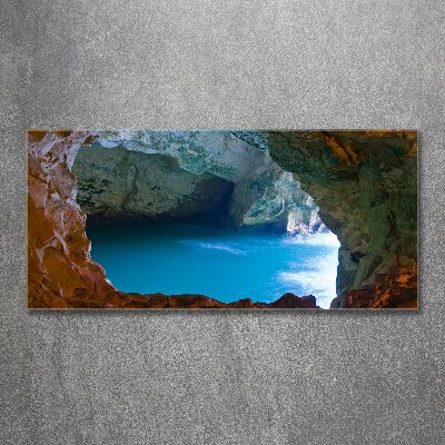 Foto obraz szkło akryl Morska jaskinia