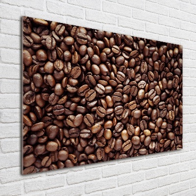 Obraz zdjęcie szkło akryl Ziarna kawy