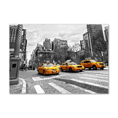 Obraz zdjęcie akryl Taksówki Nowy Jork