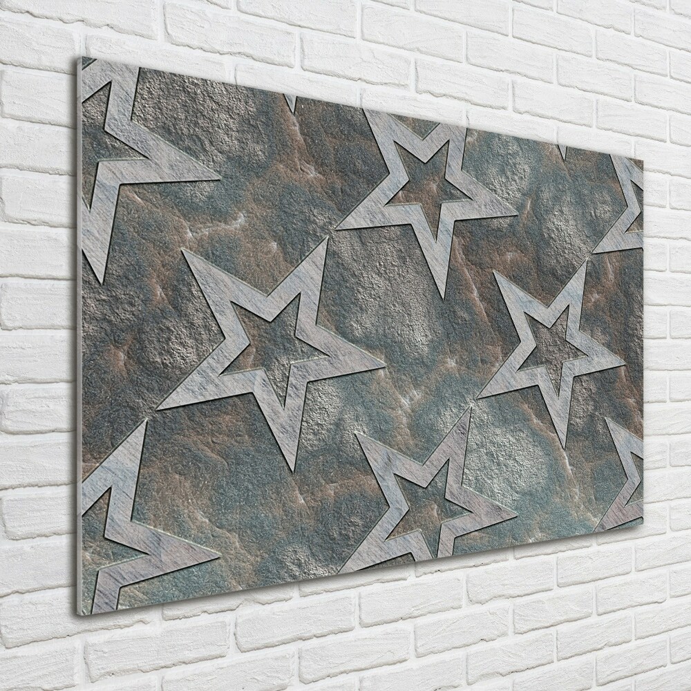 Obraz zdjęcie szkło akryl Kamienne gwiazdy
