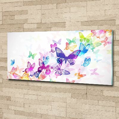 Obraz zdjęcie szkło akryl Kolorowe motyle