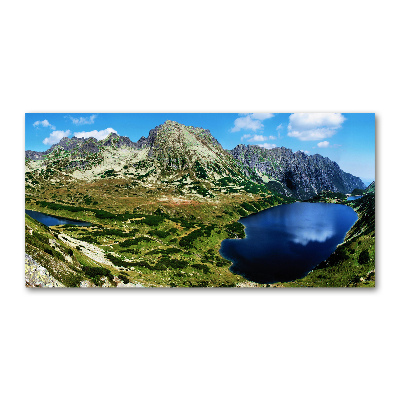 Foto obraz szkło akryl Dolina w górach