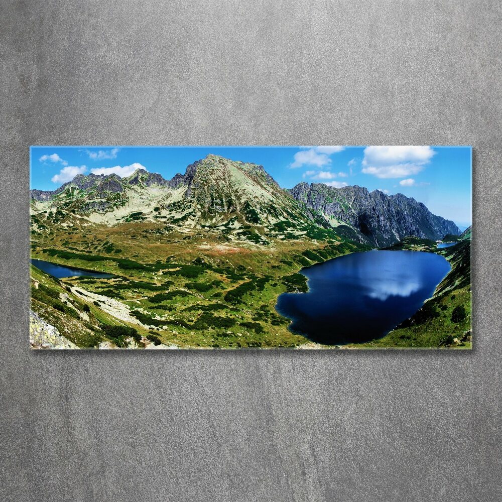 Foto obraz szkło akryl Dolina w górach