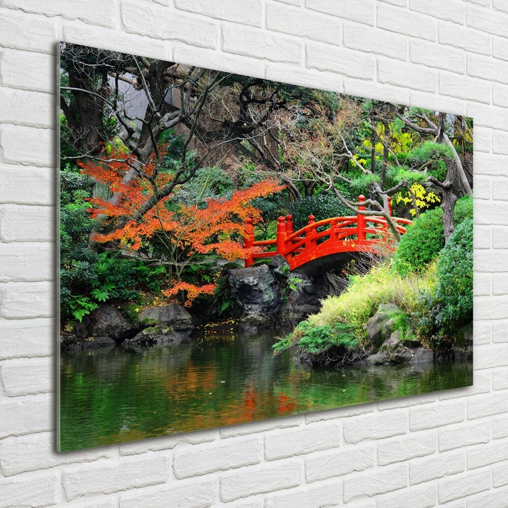 Foto obraz szkło akryl Japoński ogród