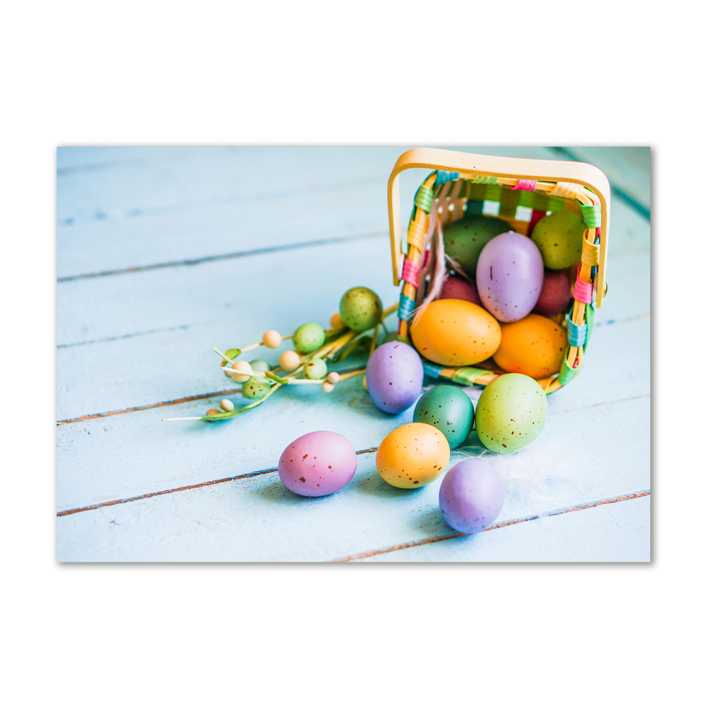 Foto obraz szkło akryl Wielkanocne jajka