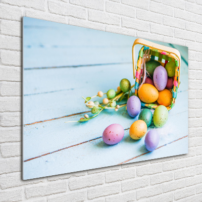 Foto obraz szkło akryl Wielkanocne jajka