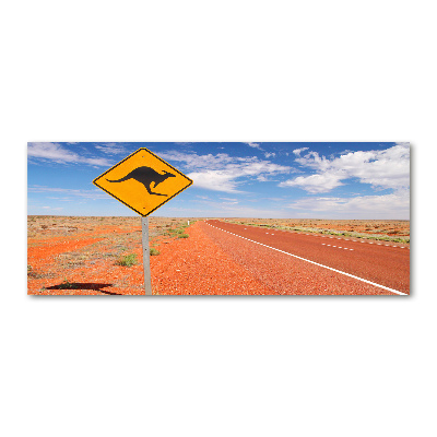 Foto obraz szkło akryl Droga w Australii