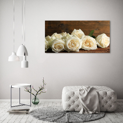 Obraz zdjęcie na ścianę akryl Białe róże
