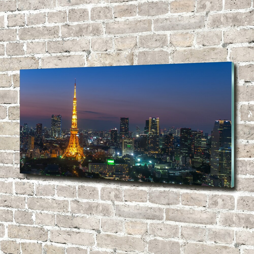 Foto obraz szkło akryl Wieża w Tokio