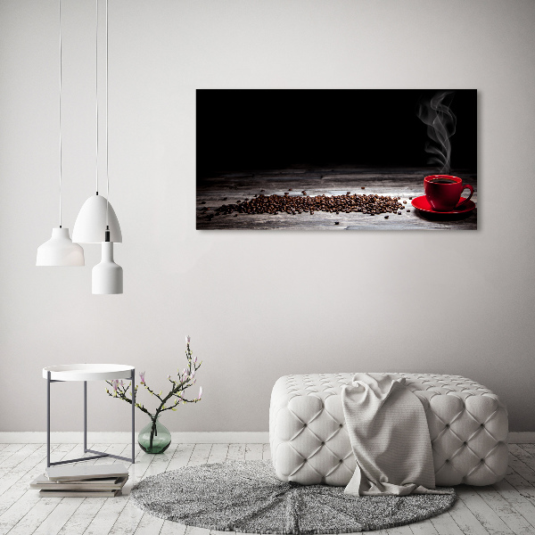 Foto obraz szkło akryl Aromatyczna kawa