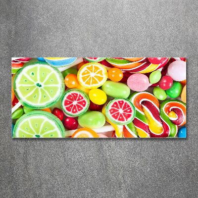 Foto obraz szkło akryl Kolorowe cukierki