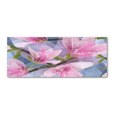 Obraz zdjęcie szkło akryl Różowa magnolia