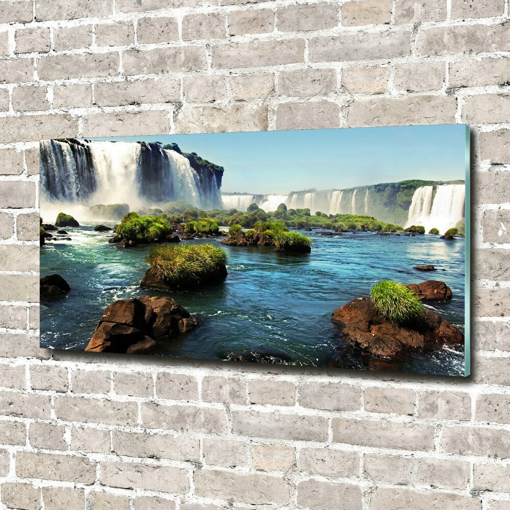 Foto obraz szkło akryl Wodospad Igazu