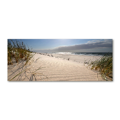 Foto obraz szkło akryl Mrzeżyno plaża