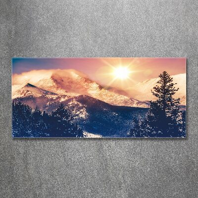 Foto obraz szkło akryl Góry Kolorado