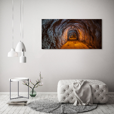 Foto obraz szkło akryl Podziemny tunel