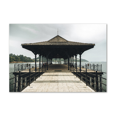 Foto obraz szkło akryl Molo w Hongkongu