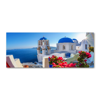 Foto obraz szkło akryl Santorini Grecja