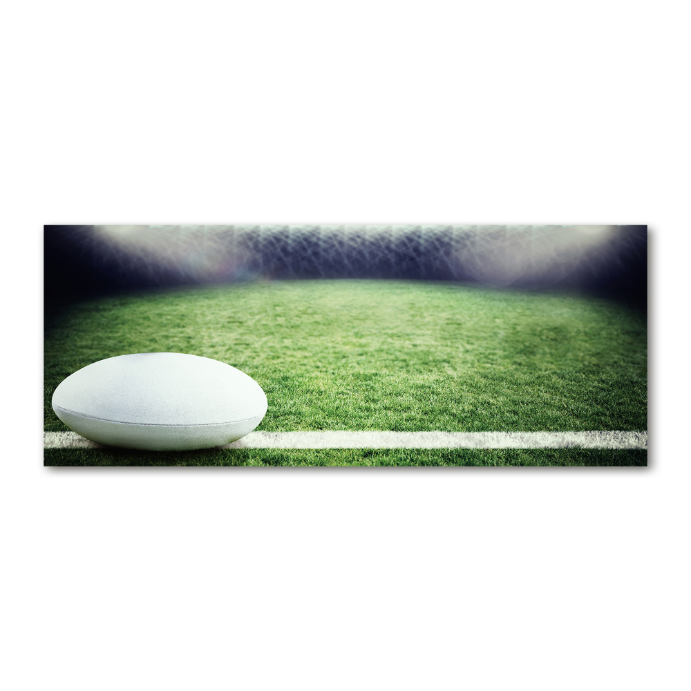 Foto obraz szkło akryl Piłka w rugby
