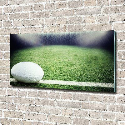 Foto obraz szkło akryl Piłka w rugby