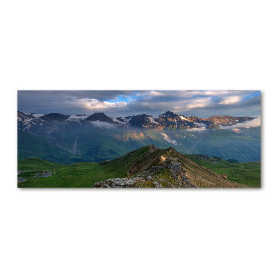 Foto obraz szkło akryl Szczyty gór