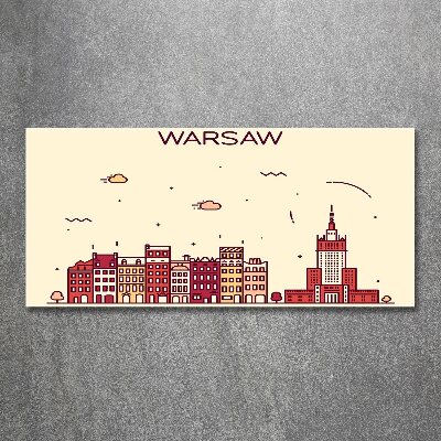 Foto obraz szkło akryl Warszawa Polska