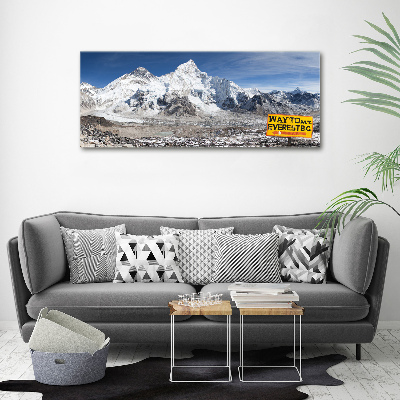 Foto obraz szkło akryl Góra Everest