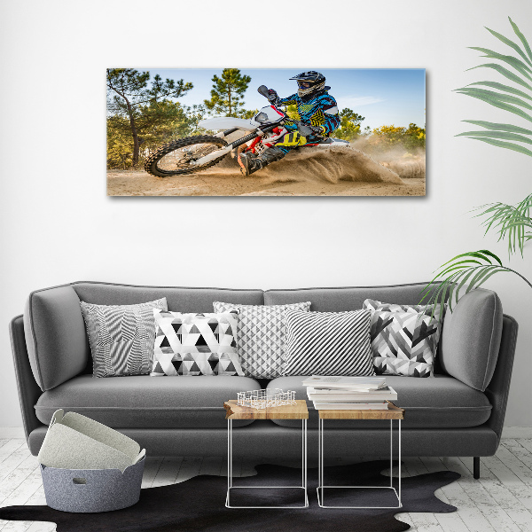 Foto obraz na ścianę akryl Motocross