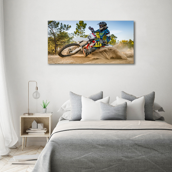 Foto obraz na ścianę akryl Motocross