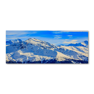 Foto obraz na ścianę akryl Alpy zimą