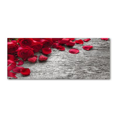 Obraz zdjęcie szkło akryl Czerwone róże